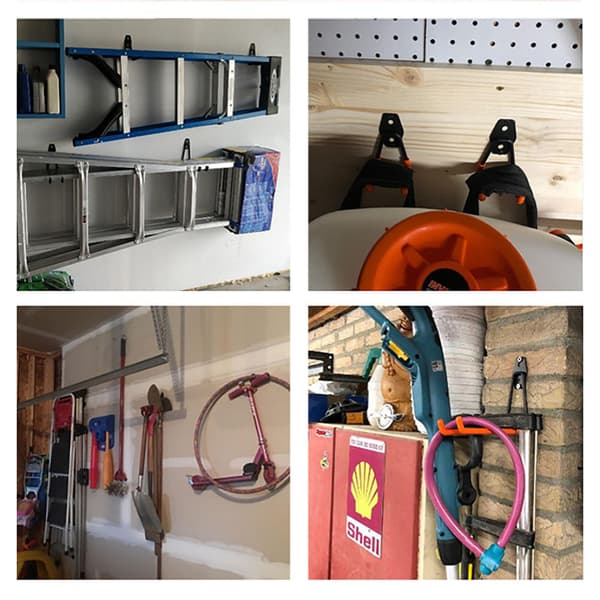 Upphängningskrokar för garage och förråd 12-pack