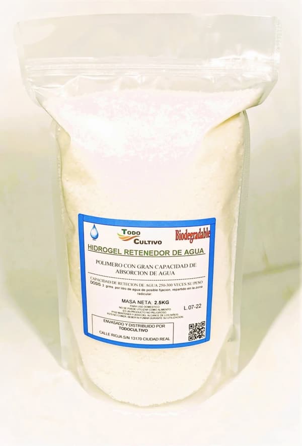 Hydrogeeli Vedenpidin, 2,5 kg Kapasiteetti, Vähentää Kastelutiheyttä,2,5 kiloa