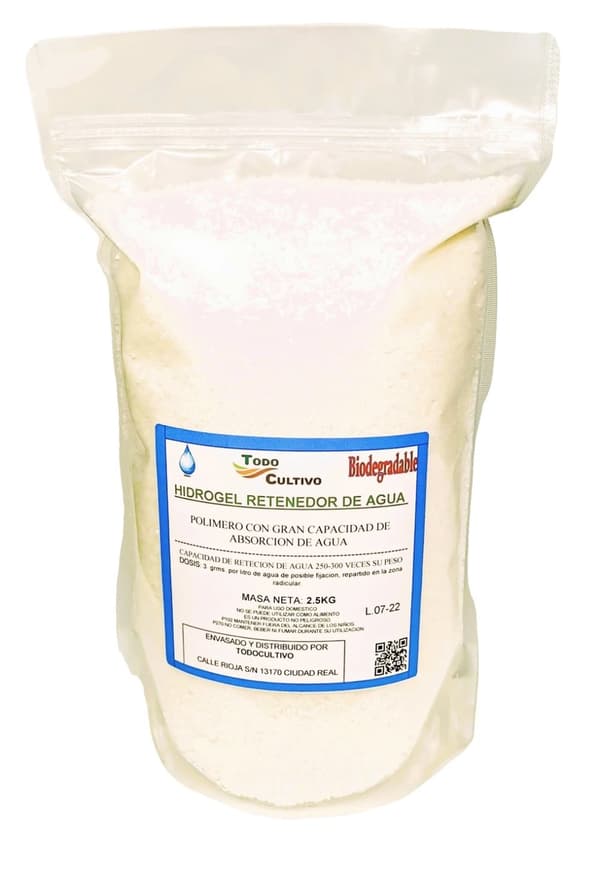 Hydrogeeli Vedenpidin, 2,5 kg Kapasiteetti, Vähentää Kastelutiheyttä,2,5 kiloa