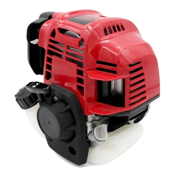 4-takts bensinmotor, 1,8 hk effektuttag, 47,9 cc cylindervolym, förlängd driftstid 8-10 timmar