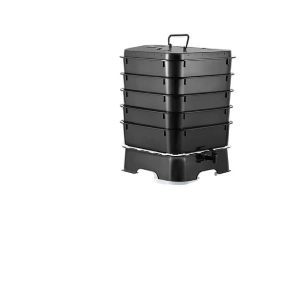 Worm Composter, 5 laatikon malli, 50L kapasiteetti,50L