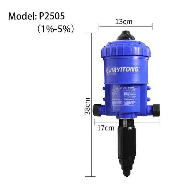 Lannoiteinjektori, Osuusalue 0,2%-2%, Virtausnopeus 12L/H-3000L/H,EU, P2505
