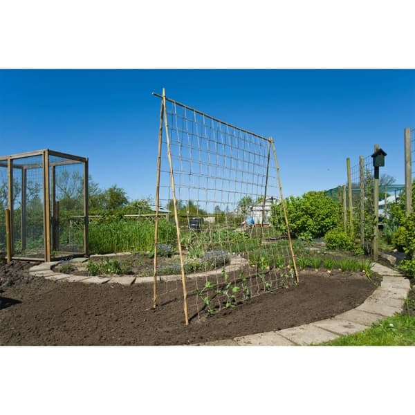 Nature Nät för klätterväxter jute 1x3 m naturlig