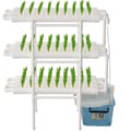 Miniatyrbillede 1 af 4: 3-lags hydroponisk system, 108 plantepladser, vandbesparende design, nem at samle