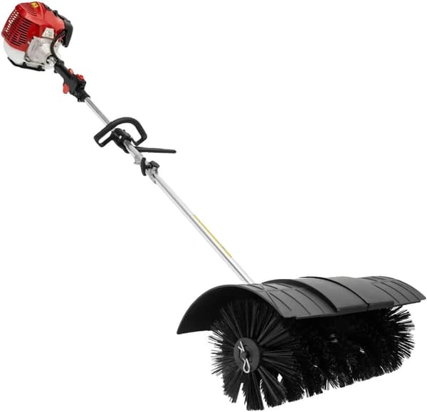 Gas Power Sweeper, 52cc Motor, Håndholdt Design,sort