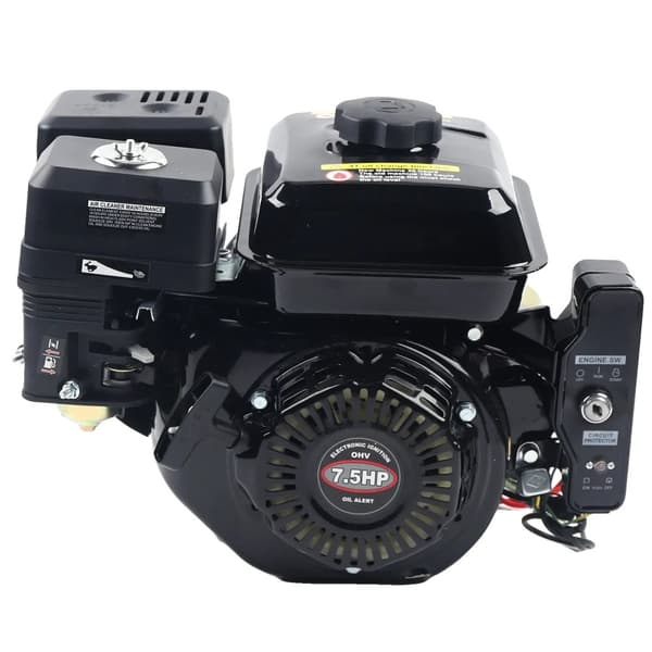 Benzinmotor, 212cc slagvolumen, 7,5HK effektudgang,7,5 hk