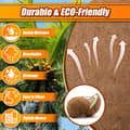 Miniatyrbillede 3 af 7: Bomclap Coconut Fiber Flower Pot Mat – Naturlig Coconut Pot Indsats, ca. 0,5-0,8 cm tyk