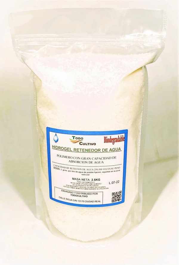 Hydrogel Vattenhållare, 2,5 kg Kapacitet, Minskar Bevattningsfrekvensen,2,5 kilo