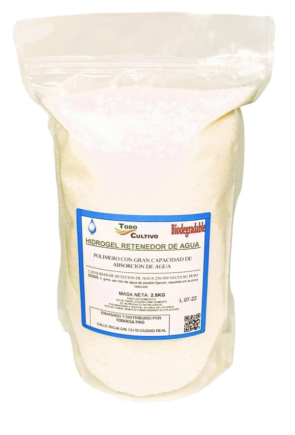 Hydrogel Vattenhållare, 2,5 kg Kapacitet, Minskar Bevattningsfrekvensen,2,5 kilo