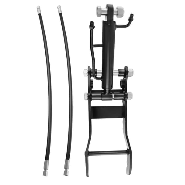 Hydraulisk tommelklip, tommel længde 560 mm, hydraulikslange størrelse M14x1.5, monteringsskruens længde 8,3 tommer,sort