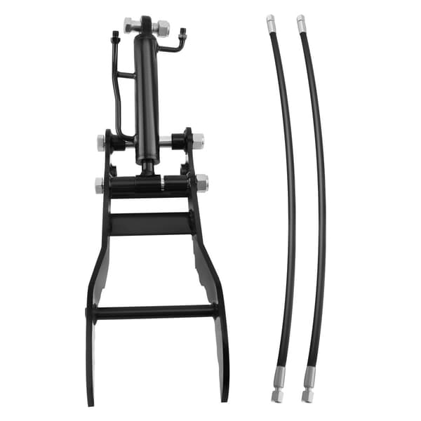 Hydraulisk tommelklip, tommel længde 560 mm, hydraulikslange størrelse M14x1.5, monteringsskruens længde 8,3 tommer,sort