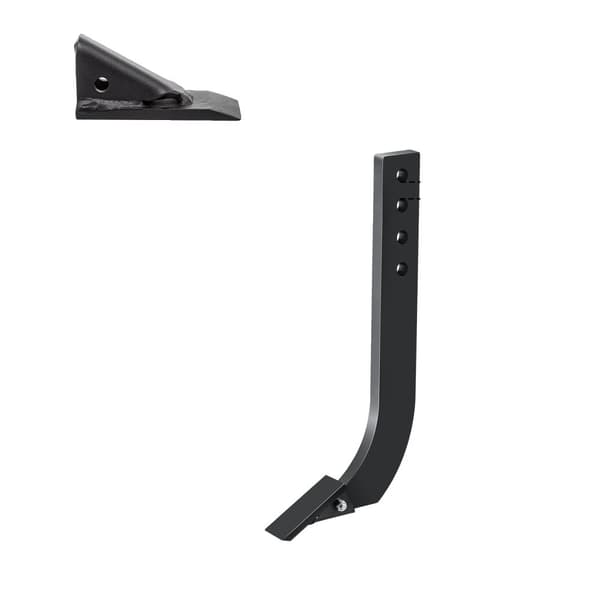 Box Blade Skær, 18 x 8 tommer, Aftagelige Tænder, Justerbar Konfiguration,4 Huller 6PCS