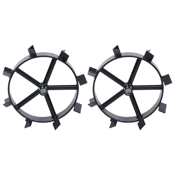 vidaXL Metallhjul for 6,5 HK bensindrevet hagefreser 2 stk