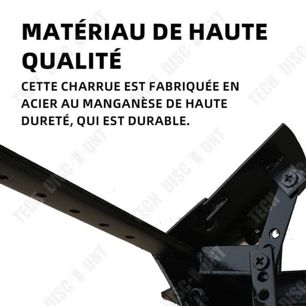 TD Bricoferr plog motocultur De 10cm till 30cm Hög hållfasthets manganstål potatis stötdämpare Motobiner charru