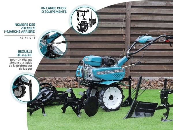 Bensinmotorkultivator 7,0 hk KS 7HP-950S 212 cm3 Motobiner