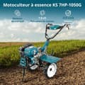Miniatyrbild 2 av 6: Motoculter med bensin KS 7HP-1050G med direktdrift till växellådan, arbetsbredd ≤108 cm