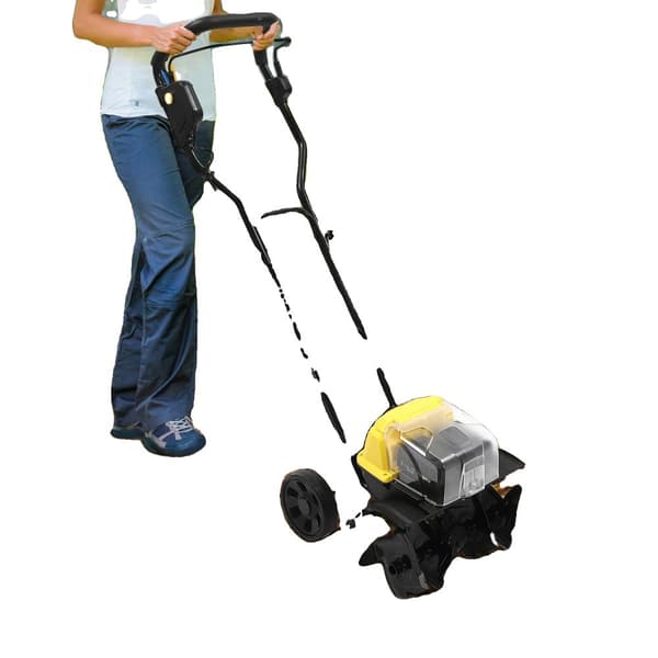 Elektrisk Kultivator, 36 cm Bearbejdningsbredde, Batteridrevet Ydeevne,sort