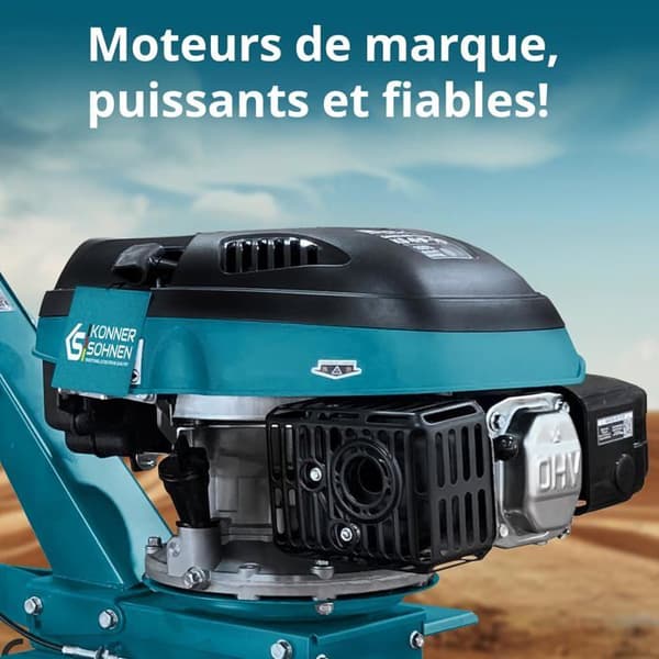 Motocultur med bensin KS 4HP-70 TM Könner & Söhnen