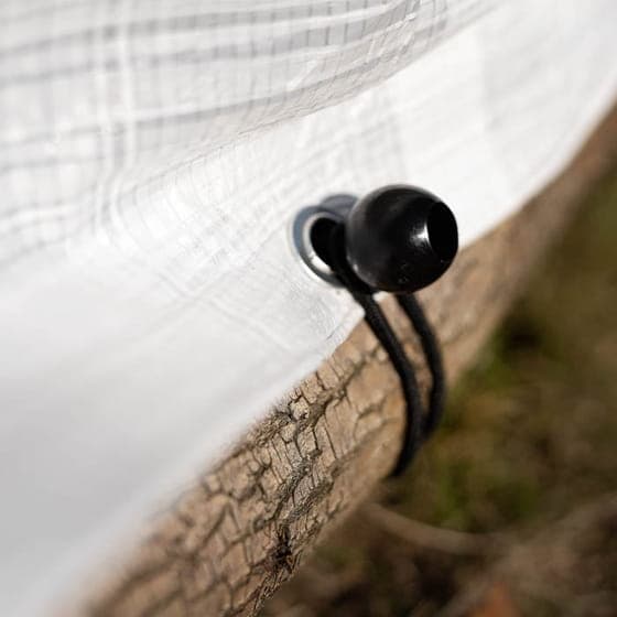Hvid presenning 2x3m Holdbar beskyttelse