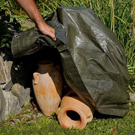 Grøn presenning 4x5m holdbar og vandtæt