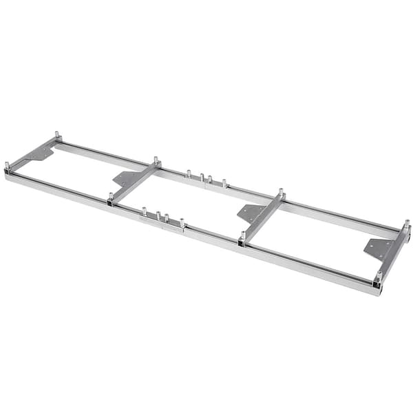 Kedjesågsmill räls guide, justerbart design, hållbar aluminiumkonstruktion,Silver