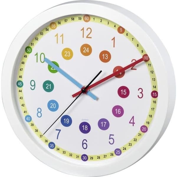 Väggklocka för barn - HAMA - Diameter 30 cm - Analog visning - Tyst mekanism
