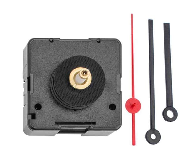 Glorex gmbh - 6 3033 8 - GLOREX kvartsverk med 3-handsurtavla för tjocklek, halvcirkulär axel, frigång, 4-7 mm