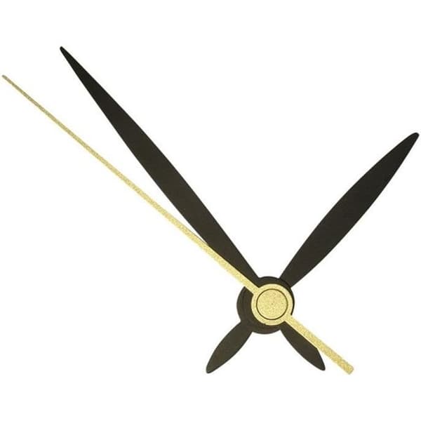 Klockvisare (second vis-min-timme) - 45/65 mm - Rayher Black