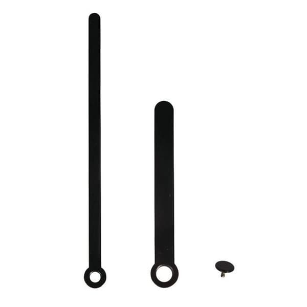 Klockvisare - Sportig - Svart - 68mm-100mm - Med lock - 1 st