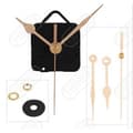 Miniatyrbild 2 av 4: LSC® Väggkvartsklocka Tyst mekanism Movement Kit 3 stora visare svart guld Dekorativ modern design självmonterande gul