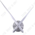 Miniatyrbild 1 av 3: TD® Silent Wall Clock Movement Mechanism Parts Set med klockvisare - Silver - Stark och hållbar