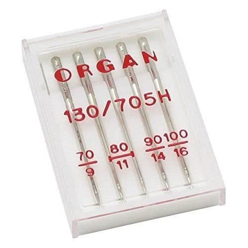 Alfa -orgel diverse symaskinsnålar, n70N80N90N100, rostfritt stål - A003828400