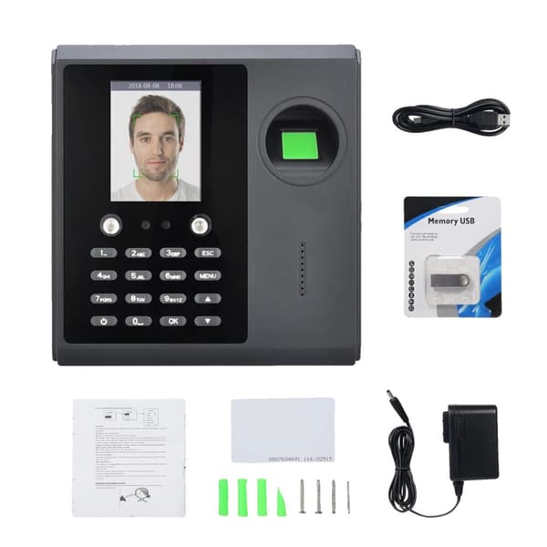 Närvarosystem, Biometrisk Fingeravtryck, Lösenordsautentisering,EU-kontakt, Svart