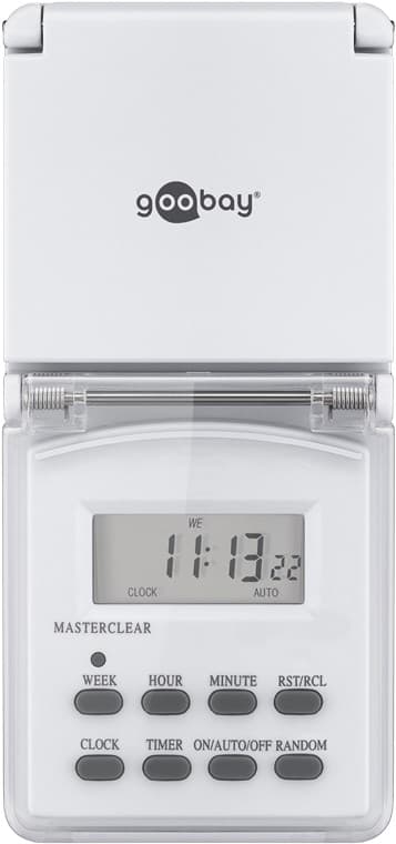 Sæt med 2, digital timer IP44