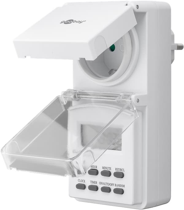 Sæt med 2, digital timer IP44