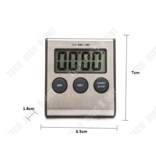 TD® magnetisk kökstimer original digital stoppur mekanisk elektronisk digital sport barnmatlagning recept väggmonterad