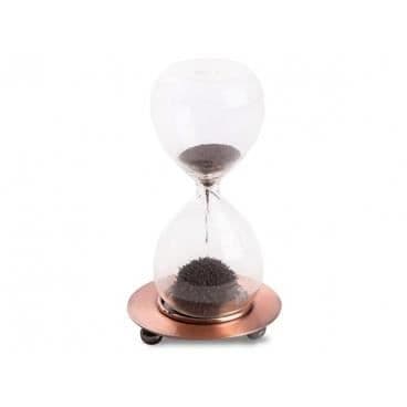 Magnetisk sand timglas ovanlig design heminredningsobjekt