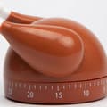 Miniatyrbild 3 av 3: Mekanisk Timer - Kalkon - Brun - 60 Minuter - 6,3 x 5,1 cm - Plast