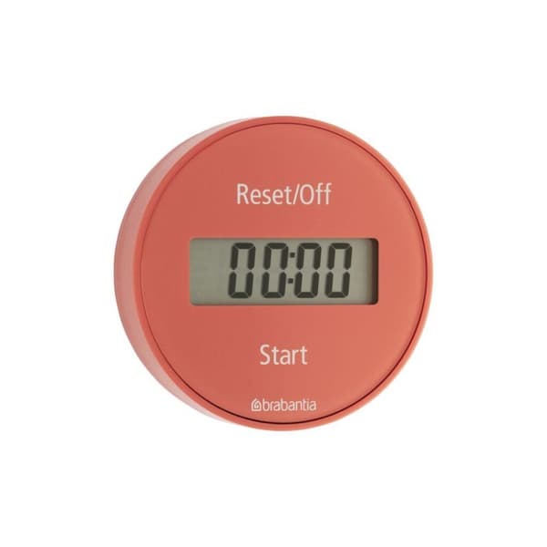 Brabantia Tasty+ Magnetic Kitchen Timer Terracotta Pink