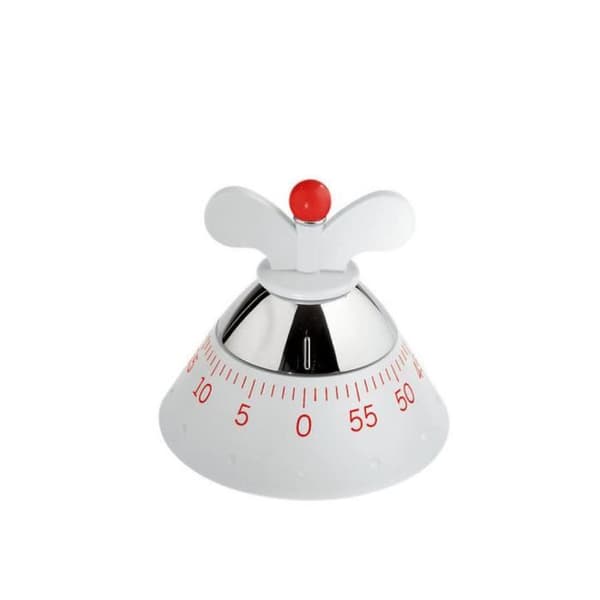Alessi A09 Kökstimer Vit Timer