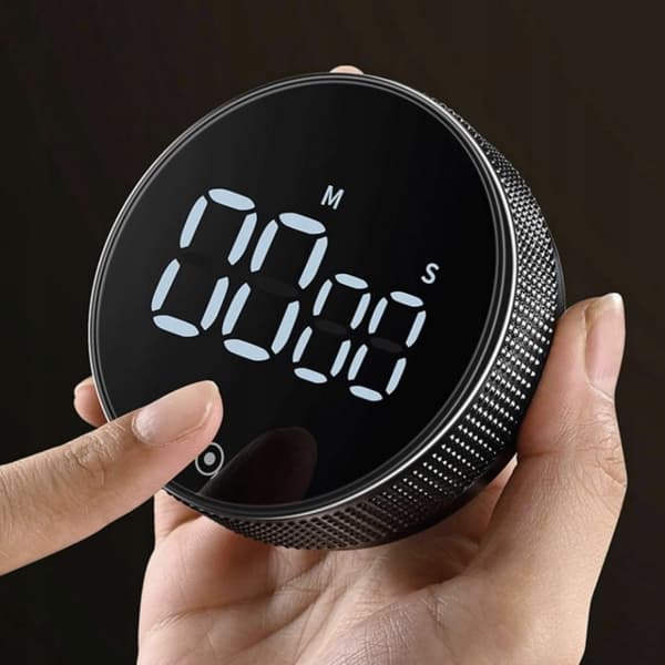 Digital æggeklokke med stopur - Køkkentimer - LED