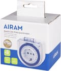 Miniatyrbilde 4 av 4: AIRAM Tidsur IP44, 24 timer, støpsel