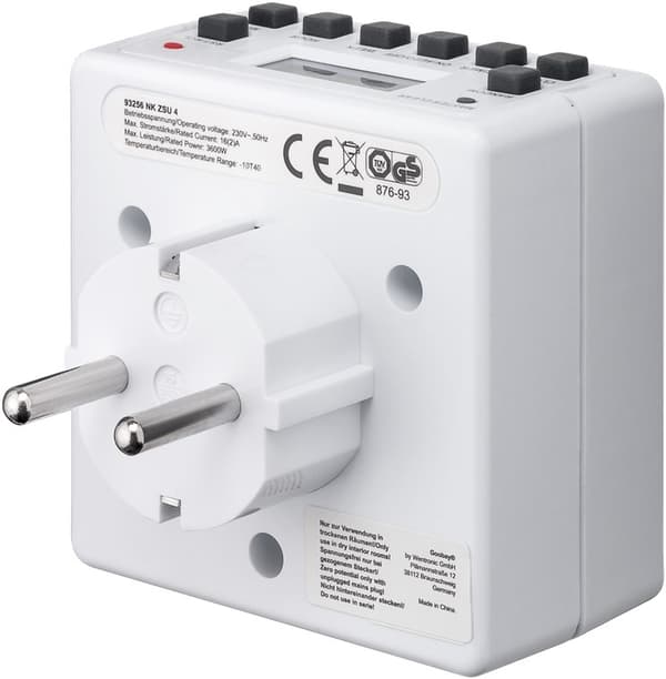 Goobay Set med 2, digital timer Lättanvänd digital timer