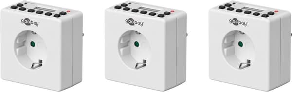 Goobay Set med 3, digital timer Lättanvänd digital timer