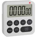 Miniatyrbild 1 av 3: Digital timer - TFA Dostmann - Vit - Stopwatch - Alarm - Intuitiv användning