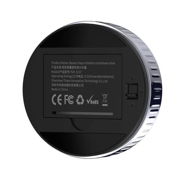 Baseus Heyo digitaalinen ajastin, jossa on LED-näyttö ja magneettikiinnitys