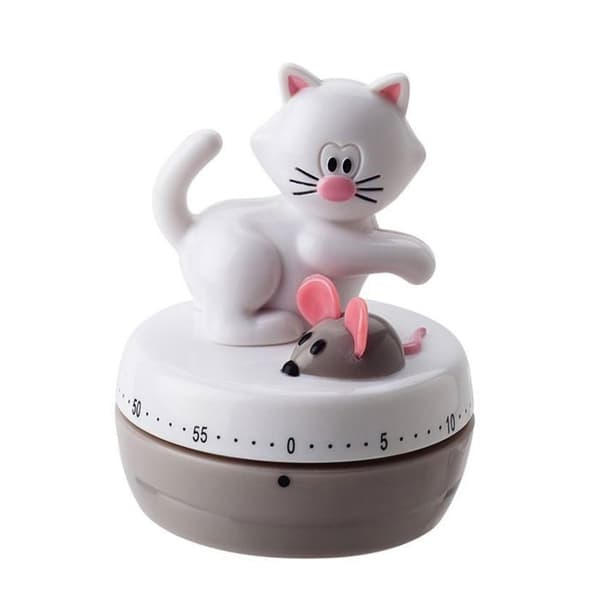 Minuter - No Name - Vit Chat - 60 min - Metall och Plast - 6 x 8,5 cm
