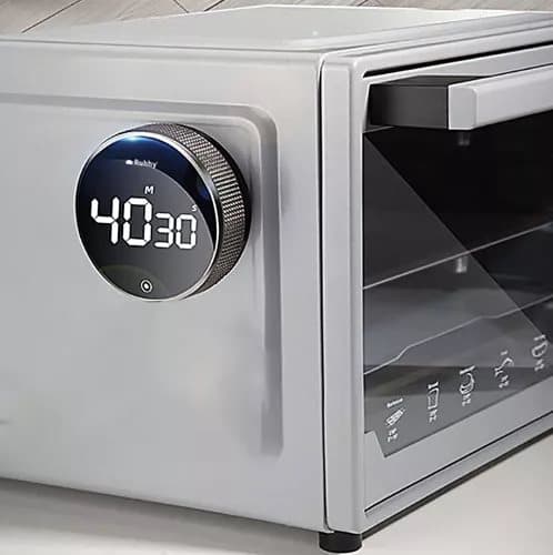 Magnetisk kjøkkentimer med LCD-skjerm