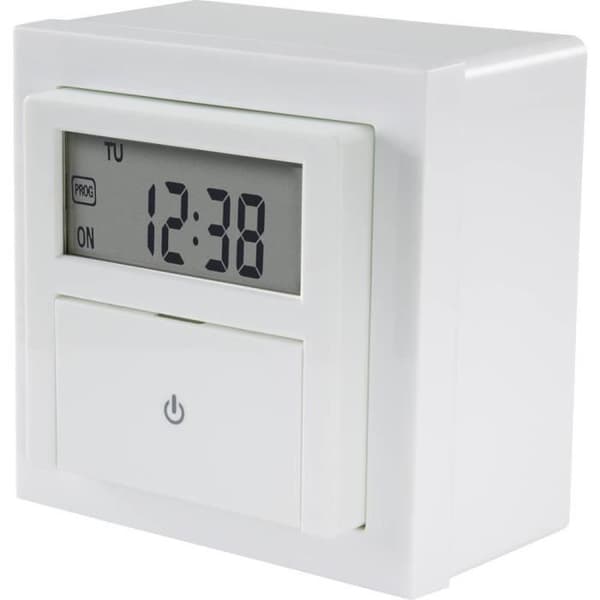 Sygonix SY-4504968 Digital timer för inbyggd montering veckoprogram 1800 W nedräkningsfunktion, a
