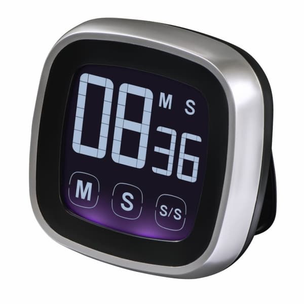 Xavax Kitchen Timer Touch Digital Silver/svart